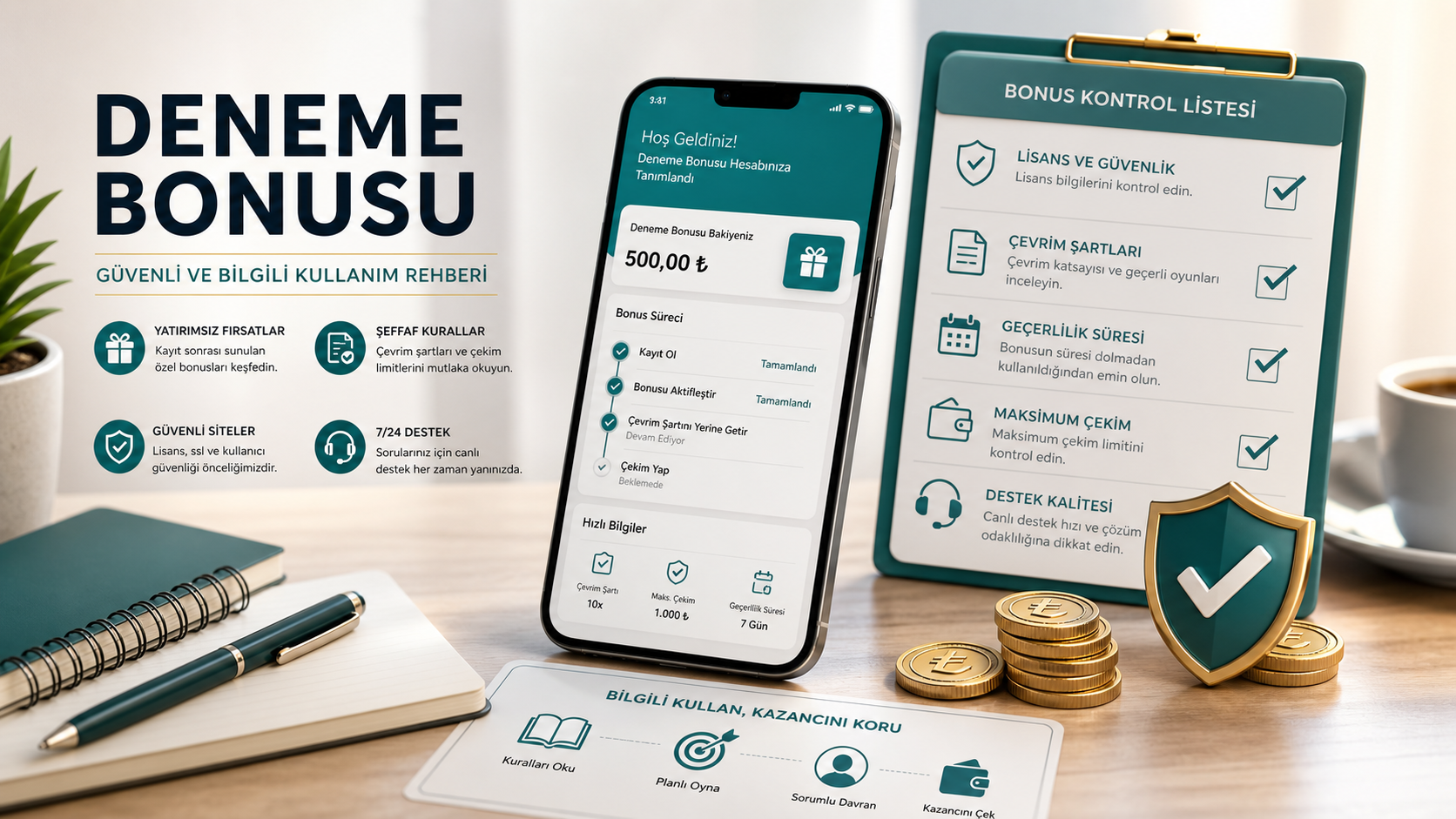 Deneme bonusu veren siteler için çevrim şartları ve güvenlik kontrol rehberi